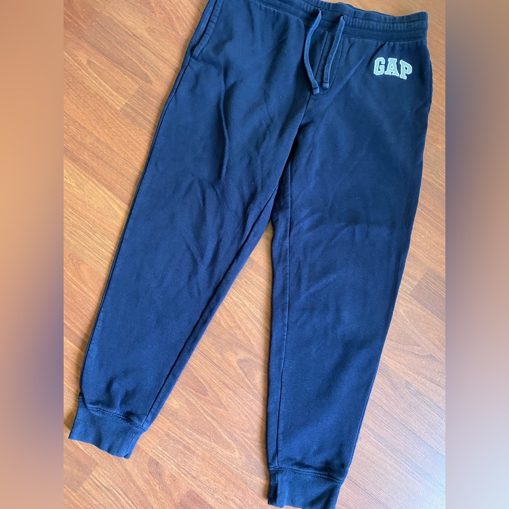 GAP men’s Navy Blue Logo Jogger Pants M